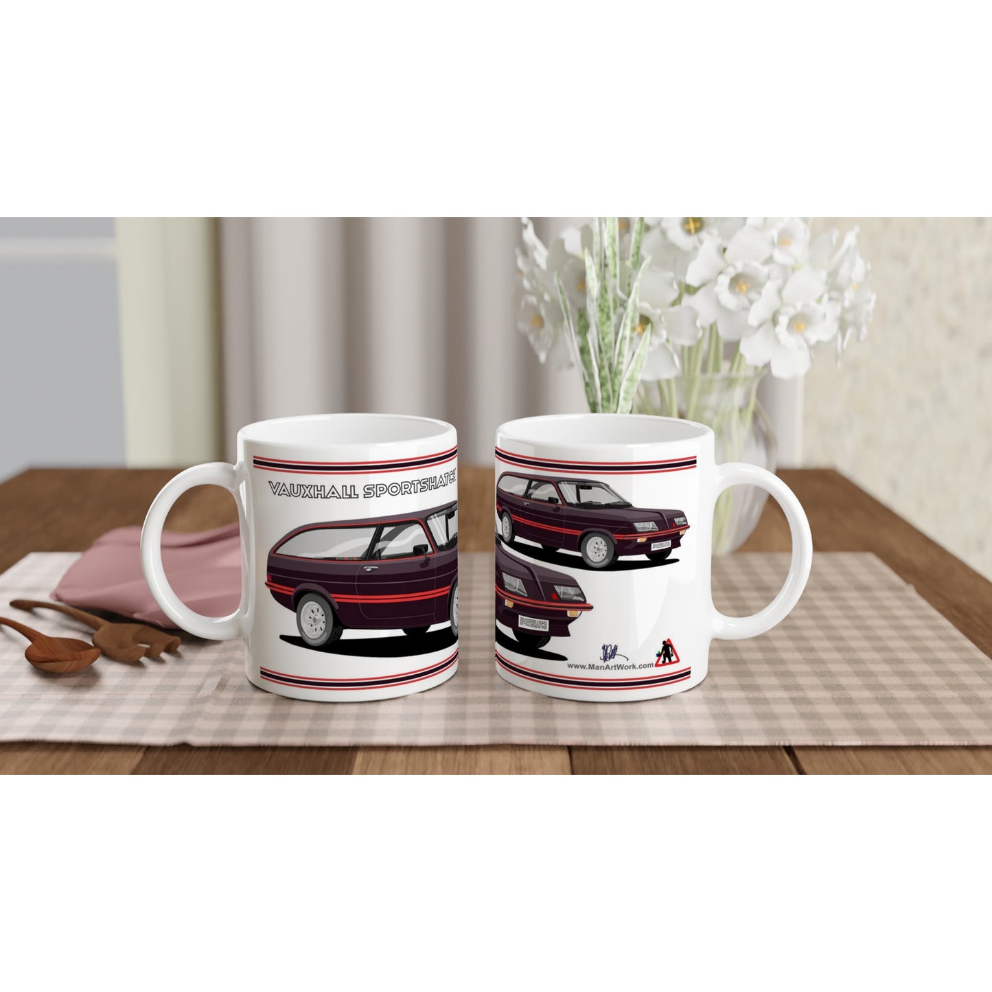 Vauxhall Magnum Sportshatch in Wine Art Mug