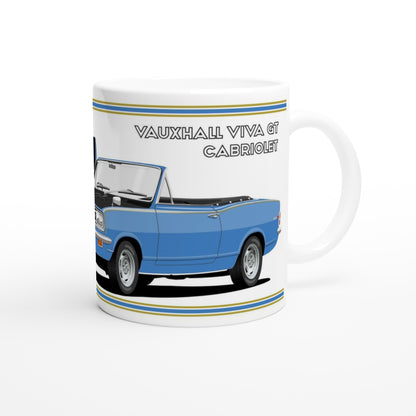Vauxhall Viva HB GT Mk1 Cabriolet in Blue with Ali wheels  Art Mug