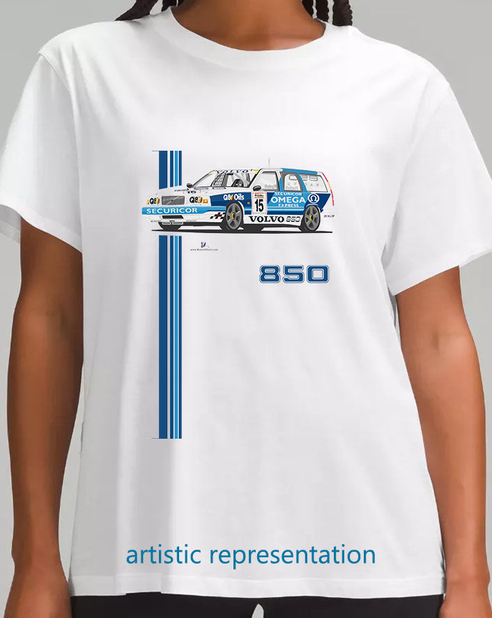 Volvo 850 Estate BTCC Motor Racing T Shirt