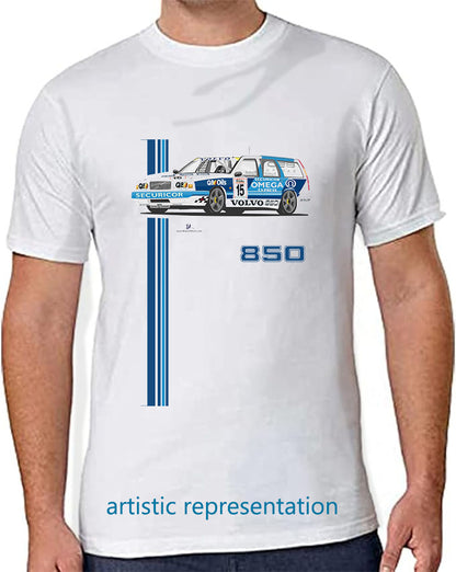 Volvo 850 Estate BTCC Motor Racing T Shirt