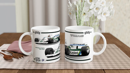 Williams FW07 F1 Motor Racing Art Mug