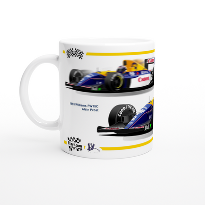 Williams FW15C F1 Motor Racing Art Mug