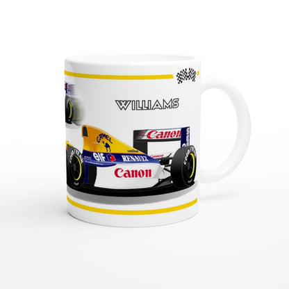 Williams FW15C F1 Motor Racing Art Mug