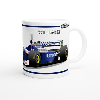 Williams FW19 F1 Motor Racing Art Mug