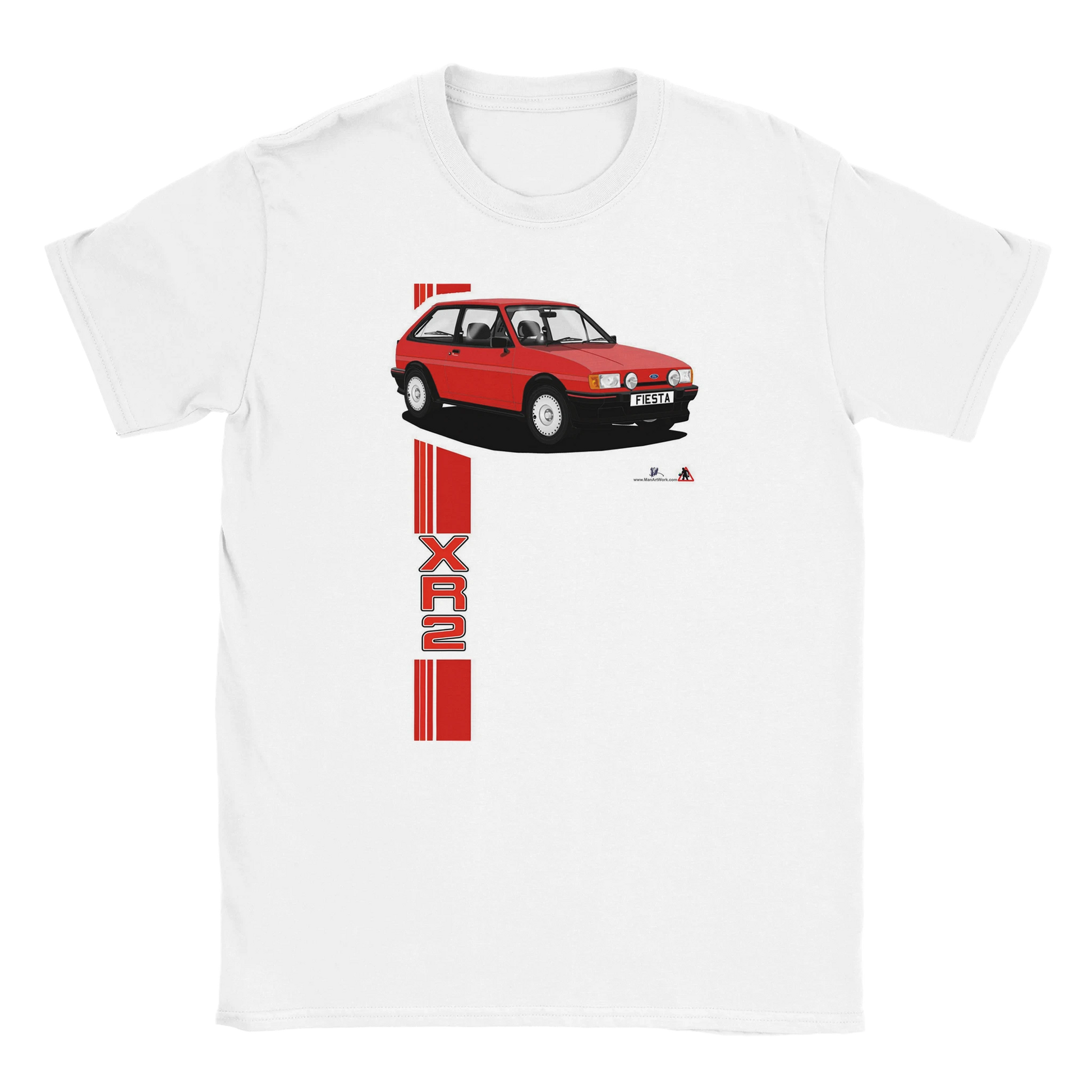 Ford Fiesta Mk2 XR2 in Red T Shirt