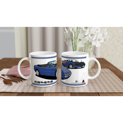 Porsche 944 MK2 Cabriolet in Blue Art Mug