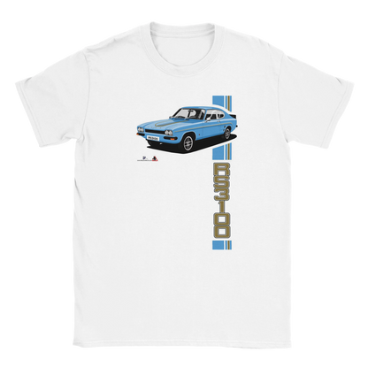Ford Capri Mk1 RS3100 in Light Blue T Shirt