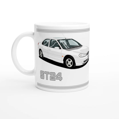 Ford Mondeo ST24 Saloon in White Art Mug