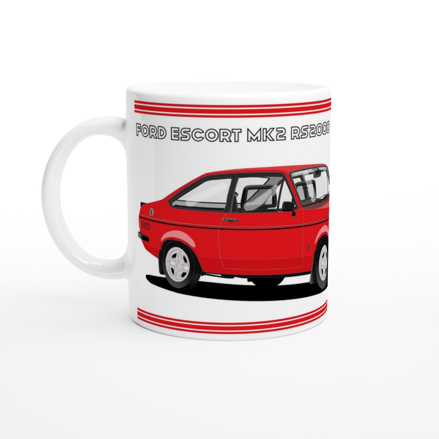 Ford Escort Mk2 RS2000  Mug (Red Car) Mug