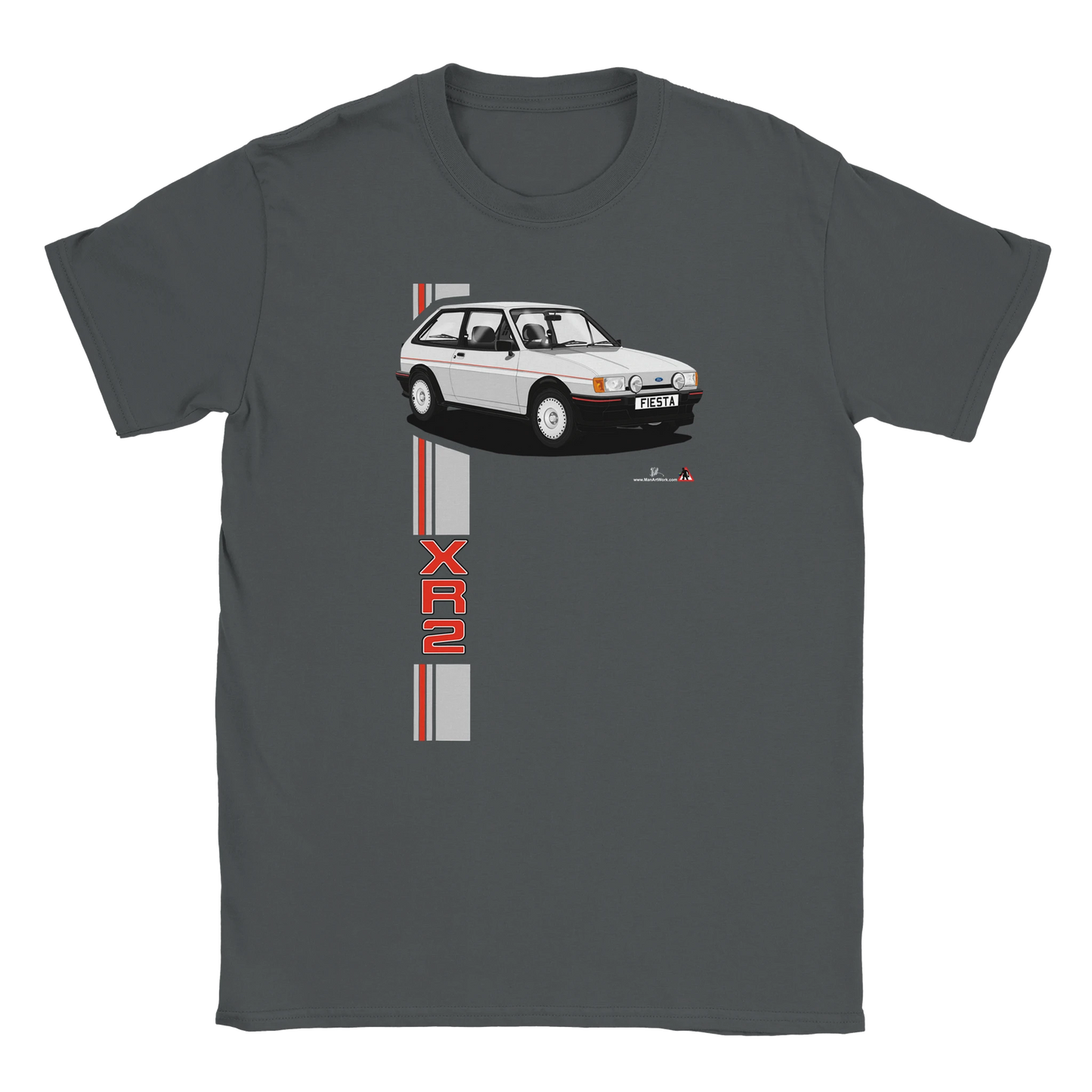 Ford Fiesta Mk2 XR2 in Silver T Shirt