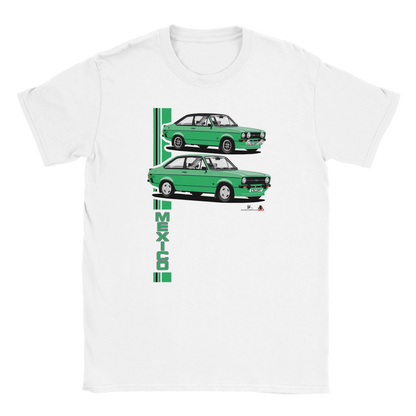 Ford Escort Mk2 Mexico T Shirt (Green Car)