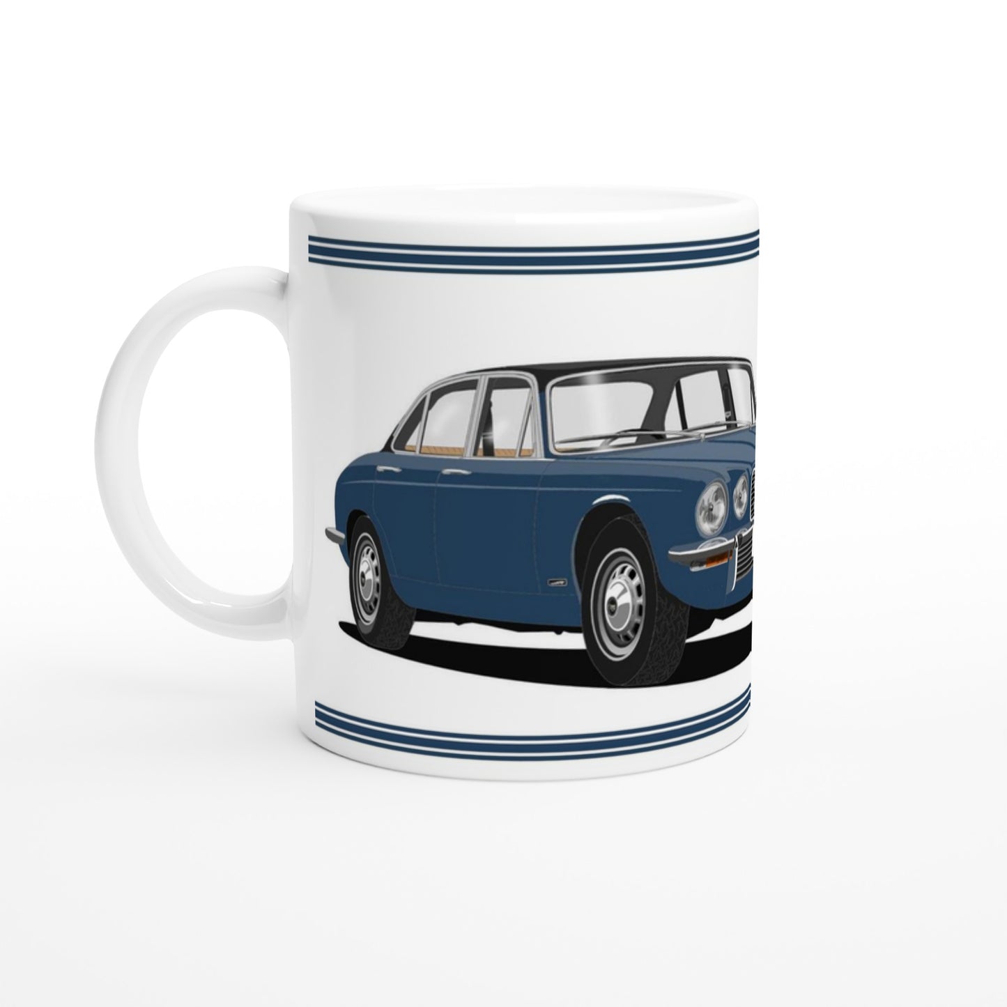 Jaguar XJ12 Mk2 in Blue Art Mug