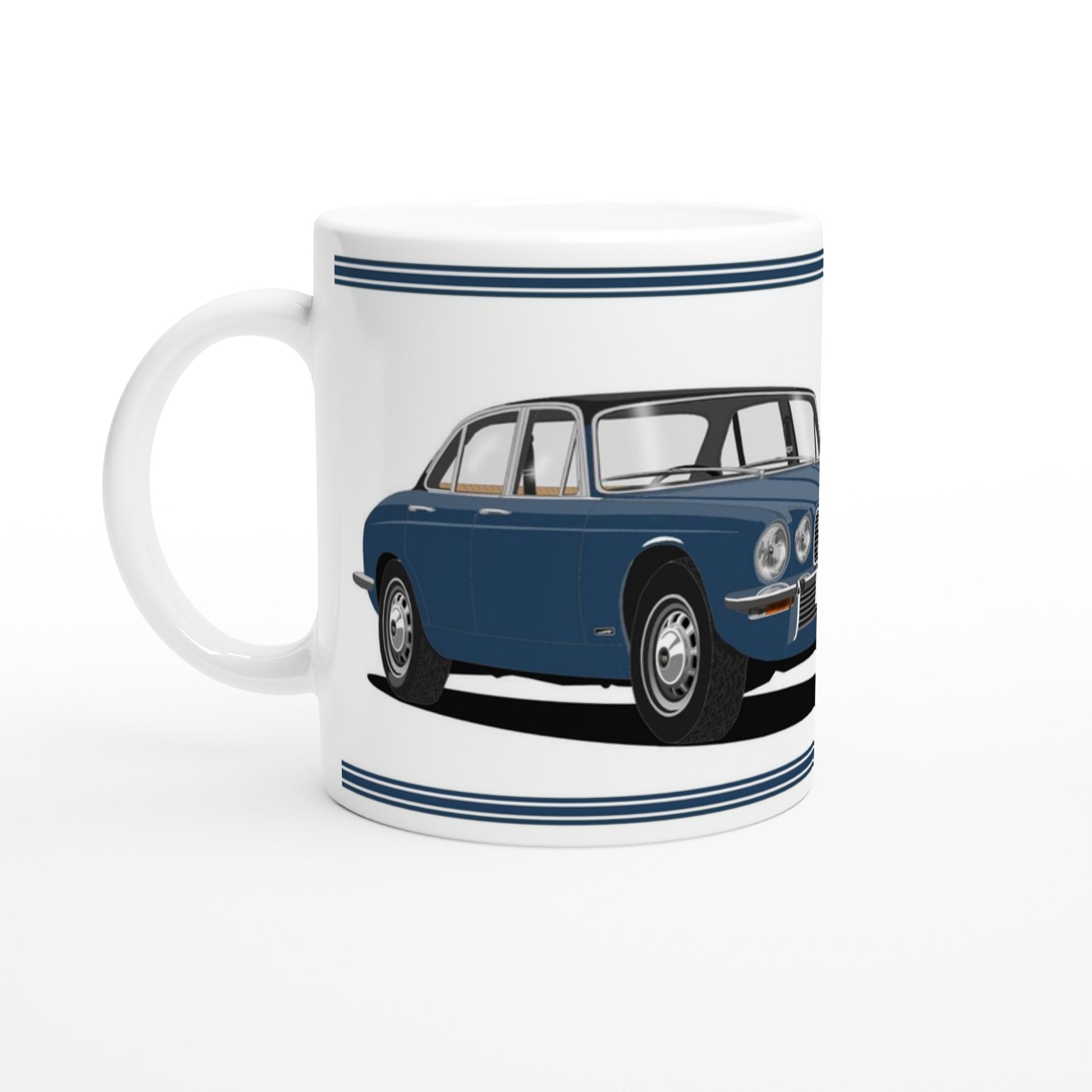 Jaguar XJ12 Mk2 in Blue Art Mug