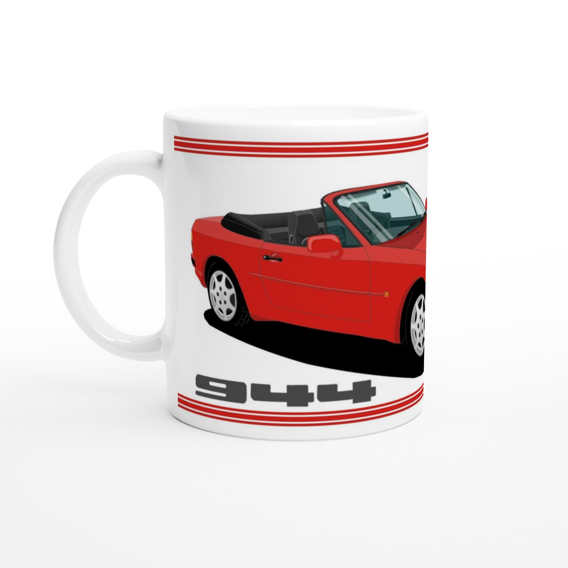 Porsche 944 MK2 Cabriolet in Red Art Mug