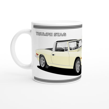 Triumph Stag Jasmine and Black Car Mug - Federal