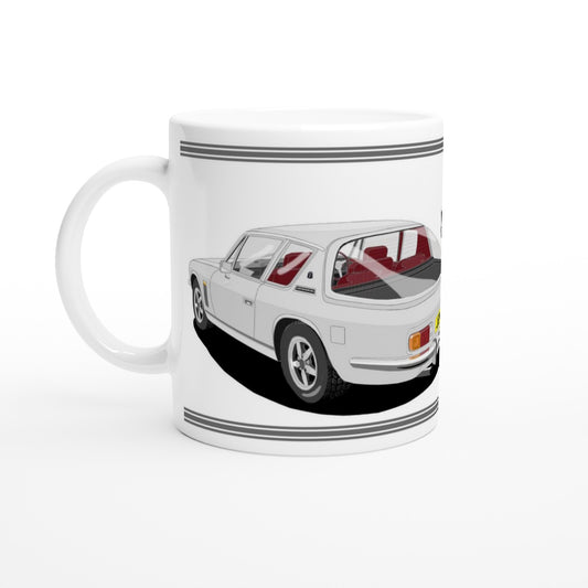 Jensen Interceptor Mk3 in Silver Art Mug