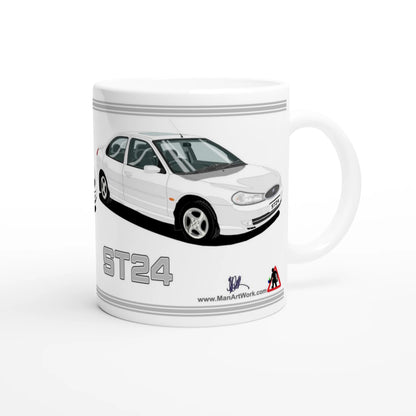Ford Mondeo ST24 Saloon in White Art Mug