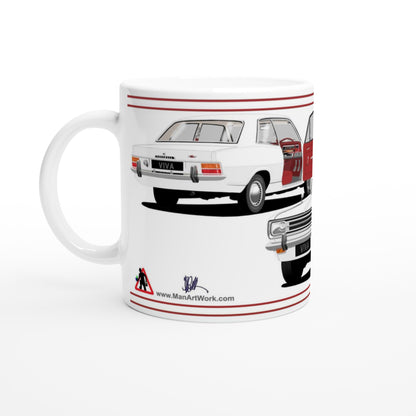 Vauxhall Viva HB SL in White Car Mug