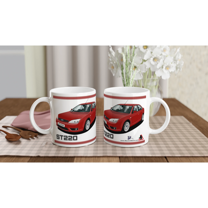 Ford Mondeo ST220  in Red Art Mug
