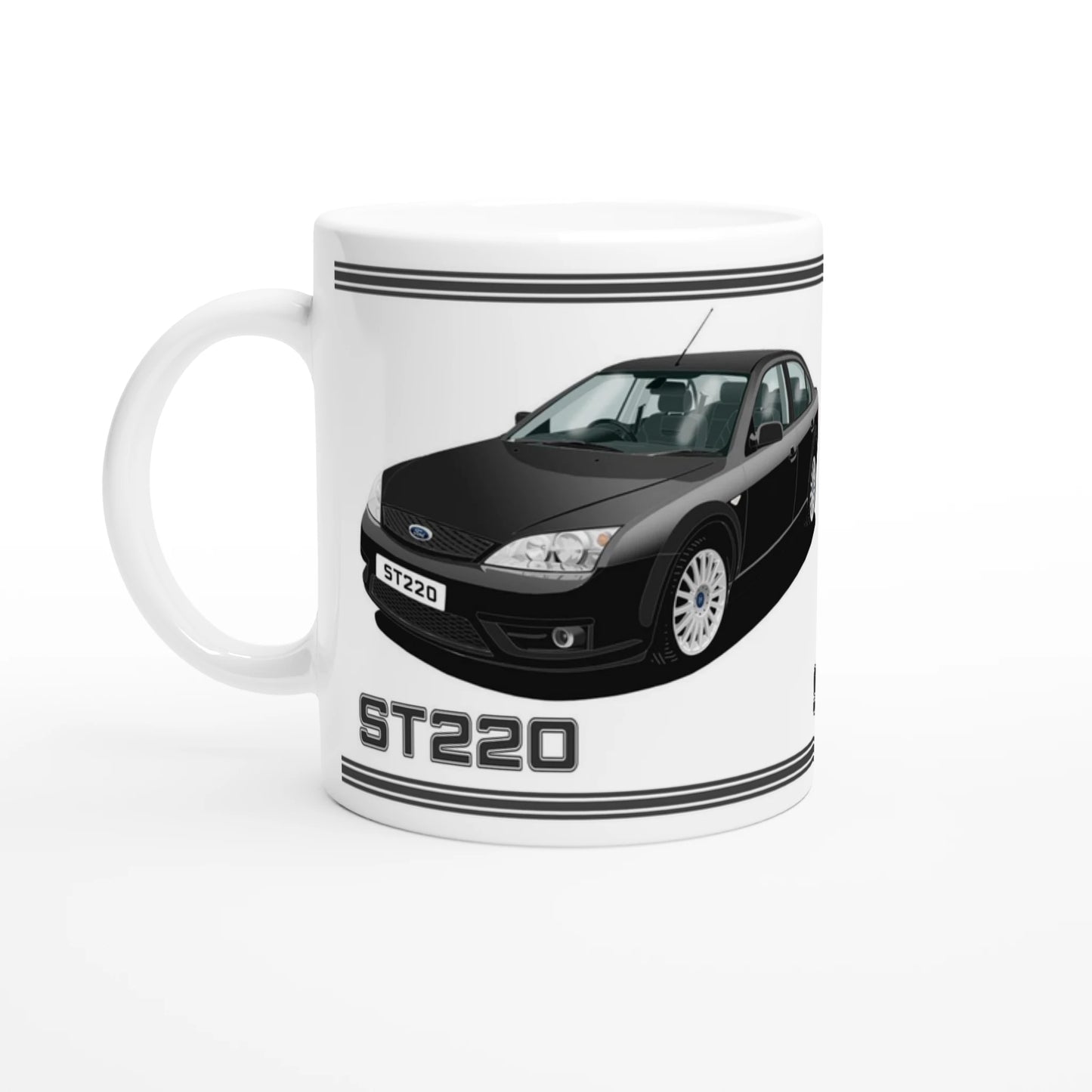 Ford Mondeo ST220  in Black Art Mug