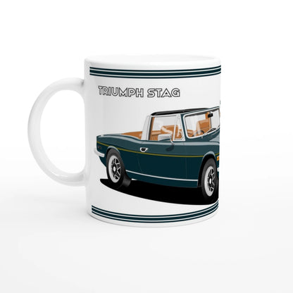 Triumph Stag Mallard and Tan Car Mug