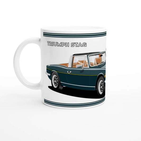 Triumph Stag Mallard and Tan Car Mug