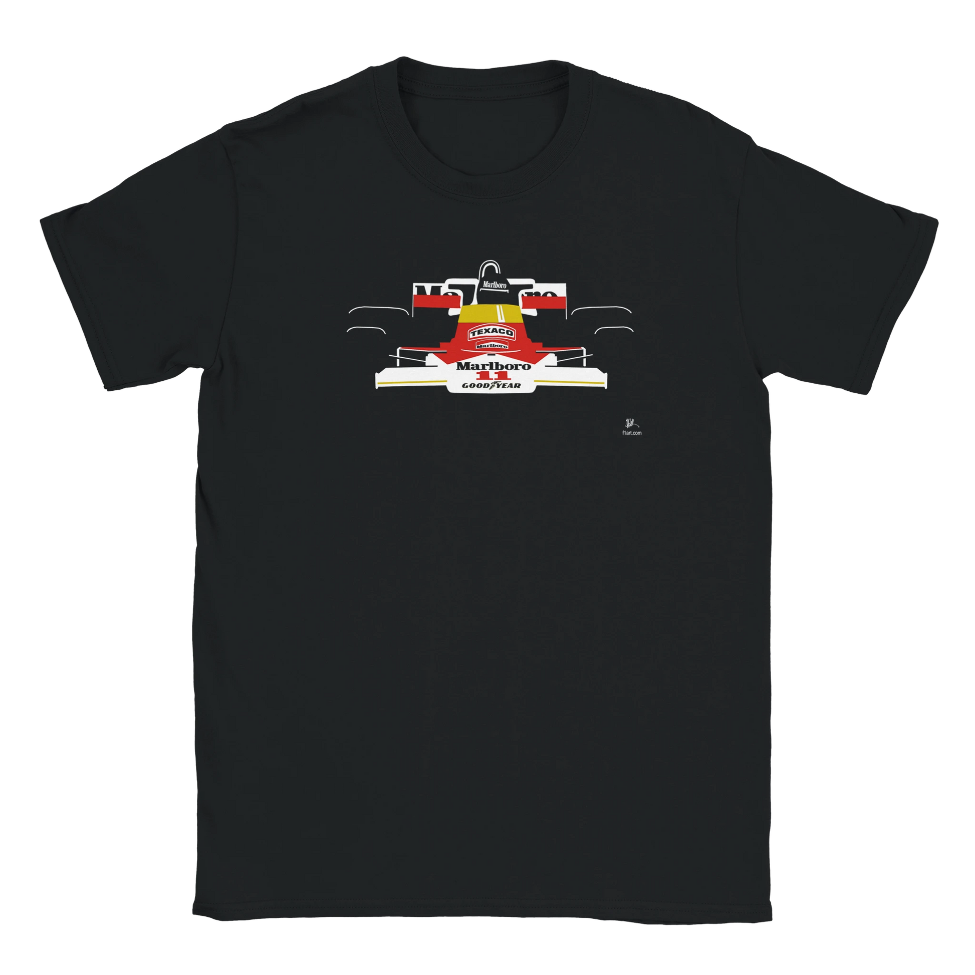 F1 Motor Racing McLaren M23 Hunt T Shirt