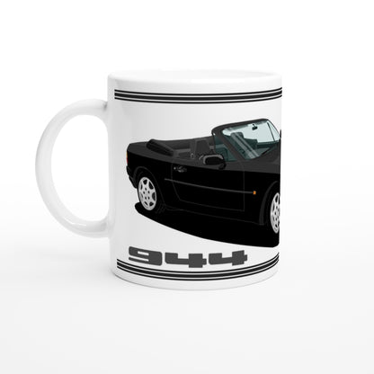 Porsche 944 MK2 Cabriolet in Black Art Mug