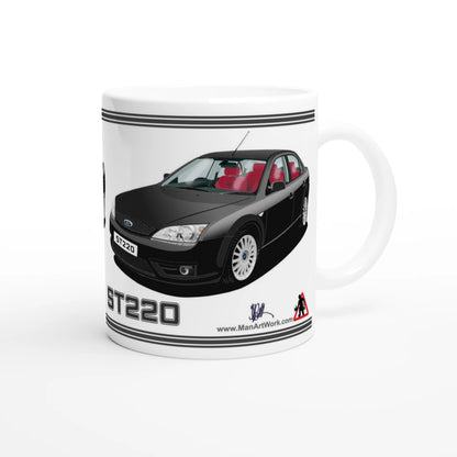 Ford Mondeo ST220  in Black & Red Art Mug