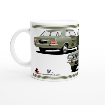 Vauxhall Viva HB SL in Green Car Mug
