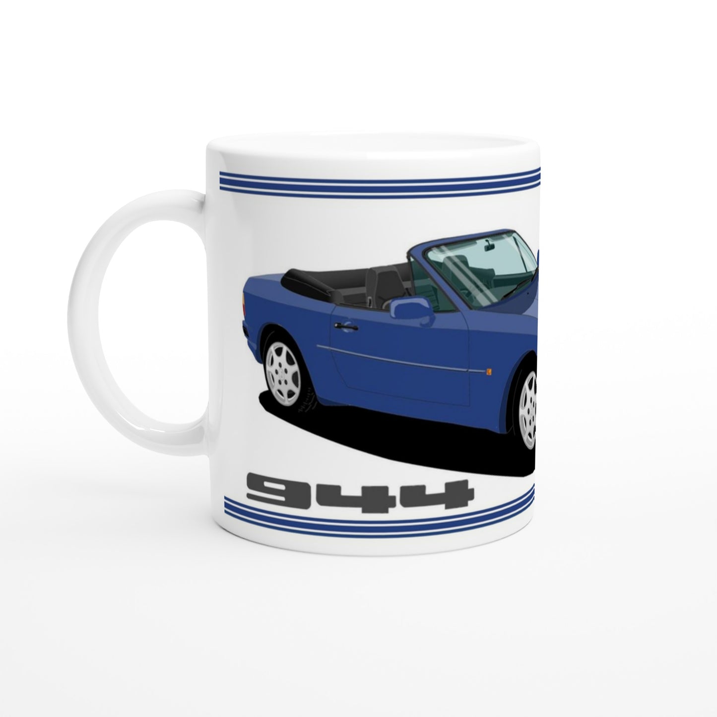 Porsche 944 MK2 Cabriolet in Blue Art Mug
